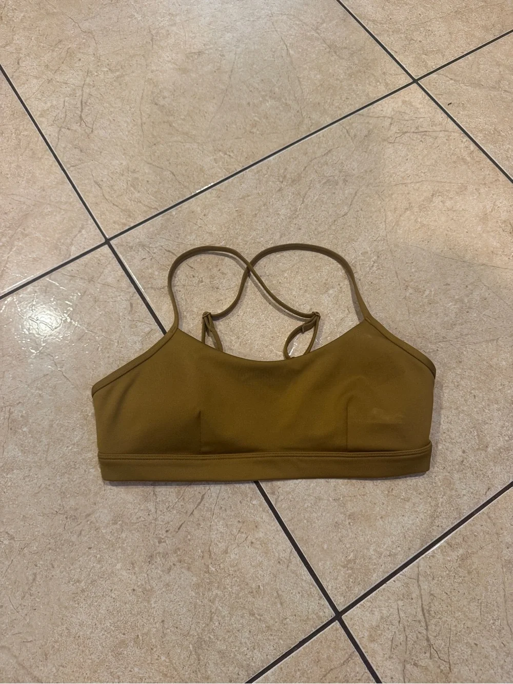 ALO Airlift Intrigue Olive Bra